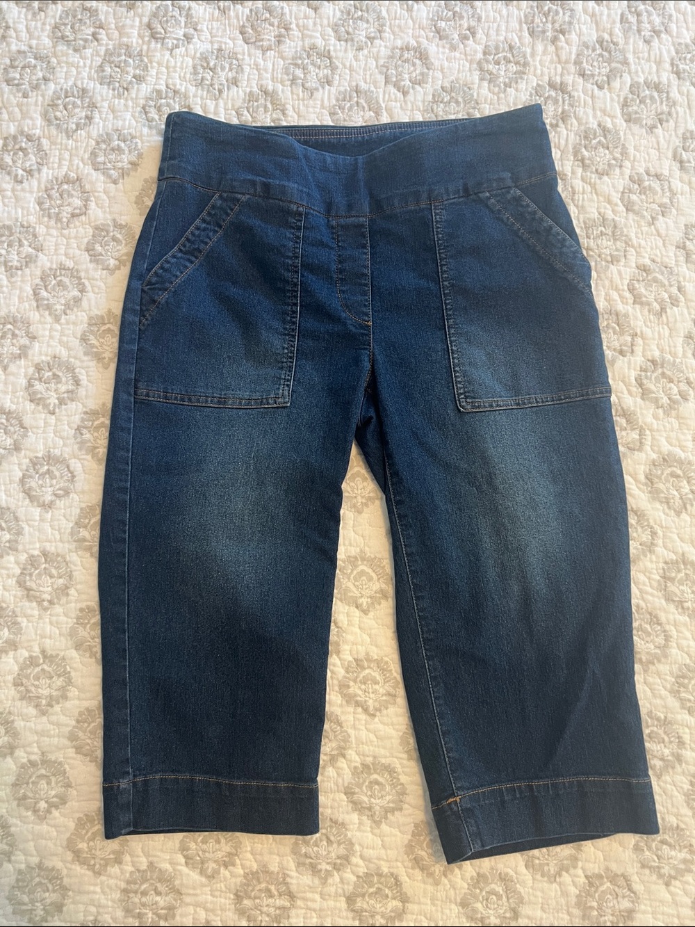 Counterparts Dark Blue Cropped Women's Jeans